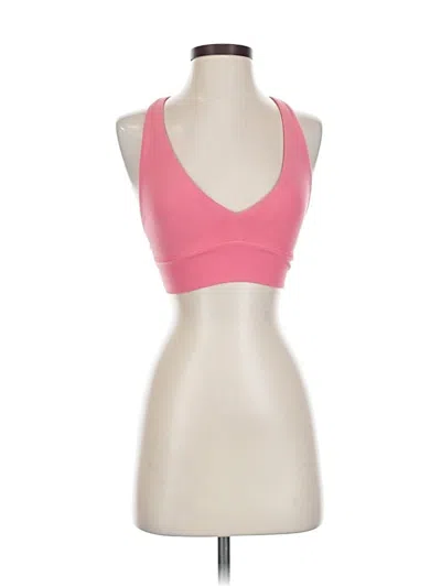 Pre-owned Athleta Sports Bra In Pink