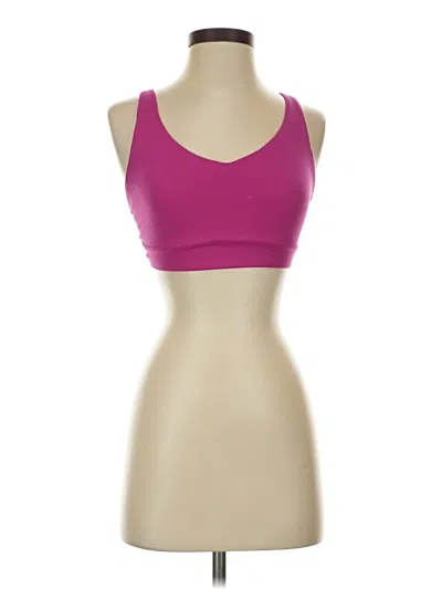 Pre-owned Athleta Sports Bra In Pink