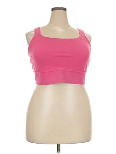 Pre-owned Athleta Sports Bra In Pink