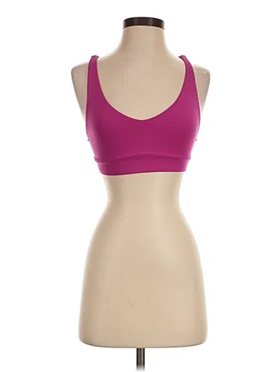 Pre-owned Athleta Sports Bra In Pink