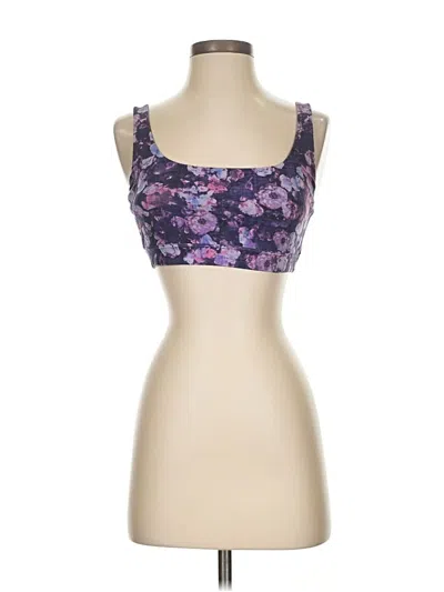 Pre-owned Athleta Sports Bra In Purple
