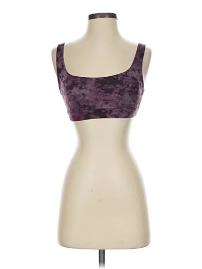Pre-owned Athleta Sports Bra In Purple