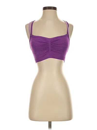 Pre-owned Athleta Sports Bra In Purple