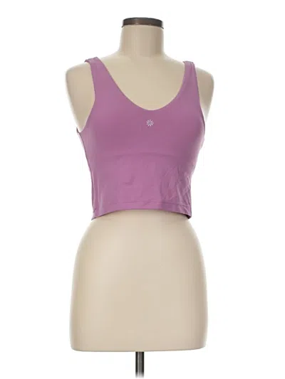 Pre-owned Athleta Sports Bra In Purple