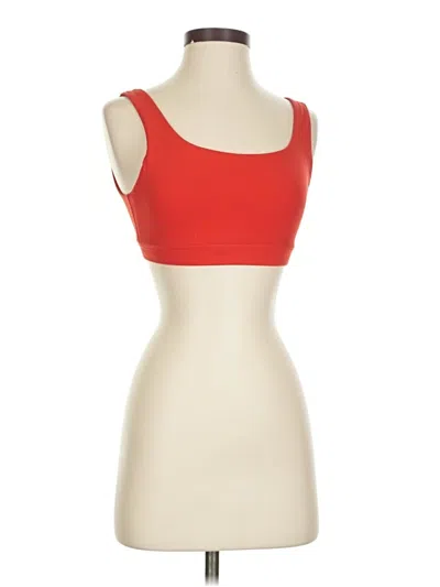 Pre-owned Athleta Sports Bra In Red