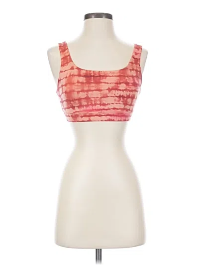 Pre-owned Athleta Sports Bra In Red