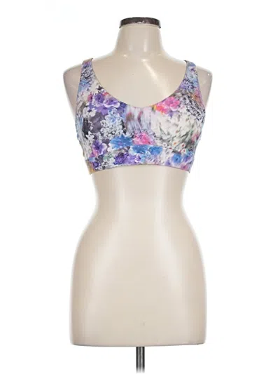 Pre-owned Athleta Sports Bra In Silver