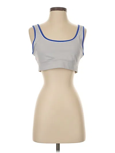 Pre-owned Athleta Sports Bra In Silver