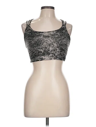 Pre-owned Athleta Sports Bra In Silver