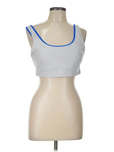Pre-owned Athleta Sports Bra In Silver