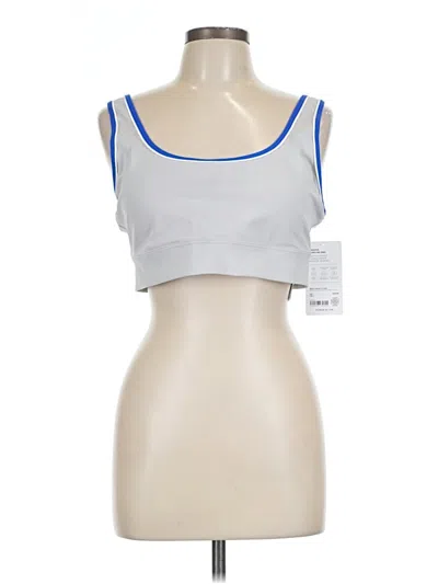 Athleta Sports Bra In Silver
