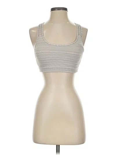 Pre-owned Athleta Sports Bra In Silver