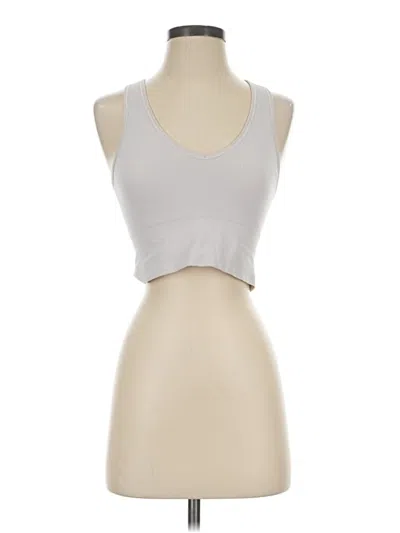 Pre-owned Athleta Sports Bra In Silver