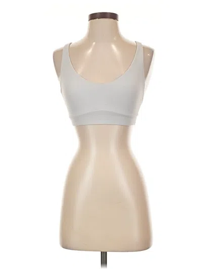 Pre-owned Athleta Sports Bra In Silver