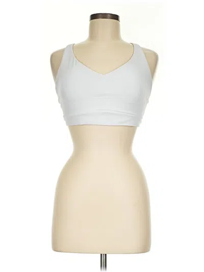 Pre-owned Athleta Sports Bra In Silver