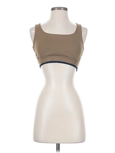 Pre-owned Athleta Sports Bra In Tan