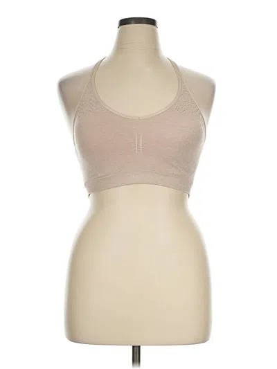Pre-owned Athleta Sports Bra In Tan