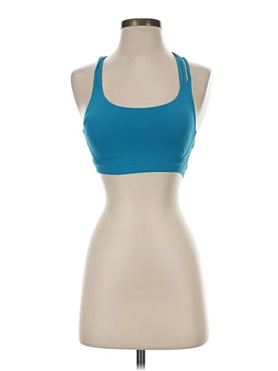 Pre-owned Athleta Sports Bra In Teal