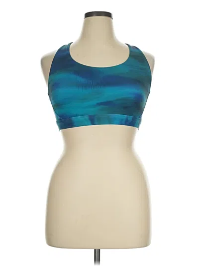 Pre-owned Athleta Sports Bra In Teal