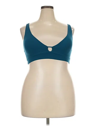 Pre-owned Athleta Sports Bra In Teal
