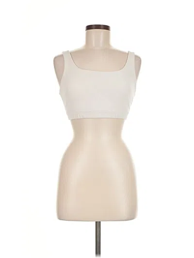 Pre-owned Athleta Sports Bra In White