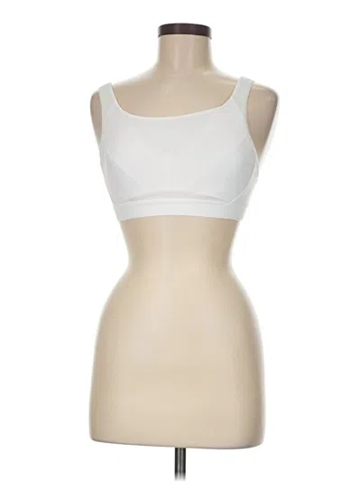 Pre-owned Athleta Sports Bra In White