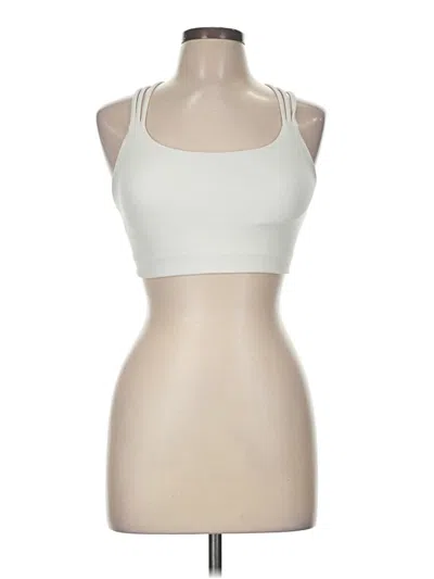Pre-owned Athleta Sports Bra In White