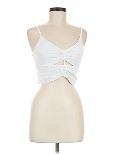 Pre-owned Athleta Sports Bra In White
