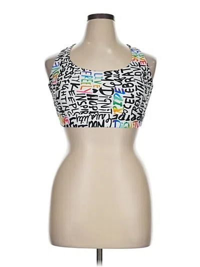 Pre-owned Athleta Sports Bra In White