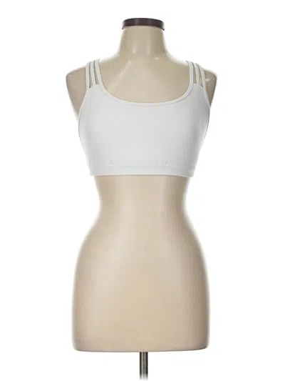 Pre-owned Athleta Sports Bra In White