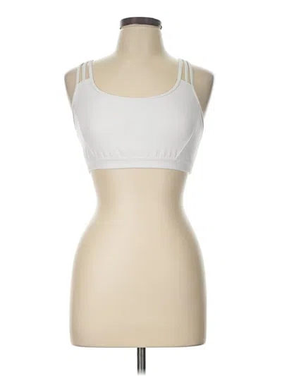 Pre-owned Athleta Sports Bra In White