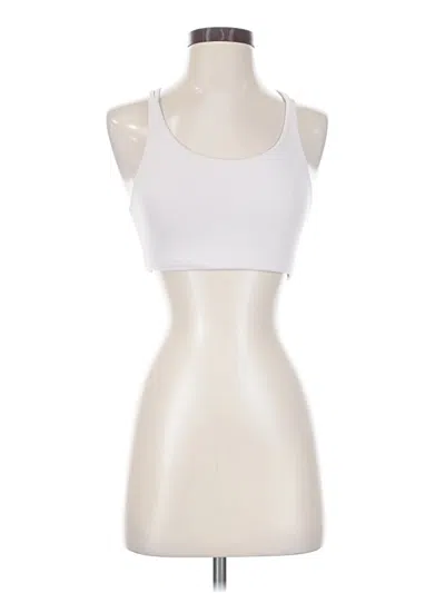 Pre-owned Athleta Sports Bra In White