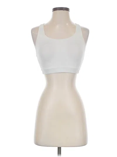 Pre-owned Athleta Sports Bra In White