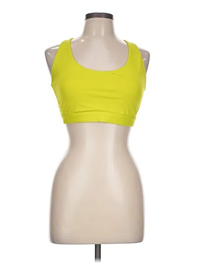 Pre-owned Athleta Sports Bra In Yellow