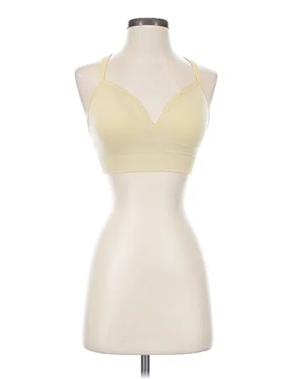 Pre-owned Athleta Sports Bra In Yellow