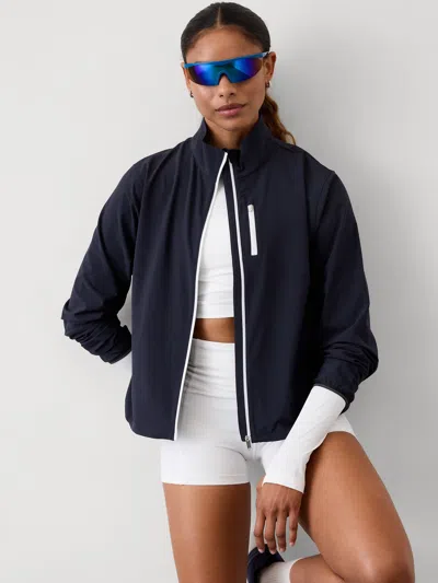 Athleta Sprint Finish Jacket In Navy