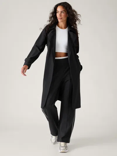 Athleta Stellar Trench In Black
