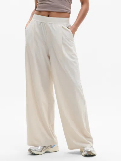 Athleta Stratosphere High Rise Wide Leg Pant In Bone