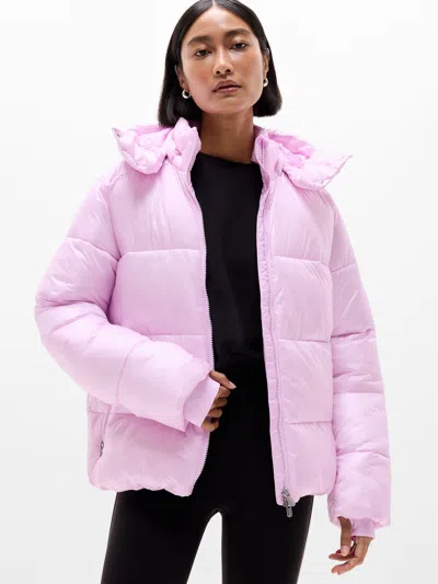 Athleta Stratus Puffer Jacket In Pink