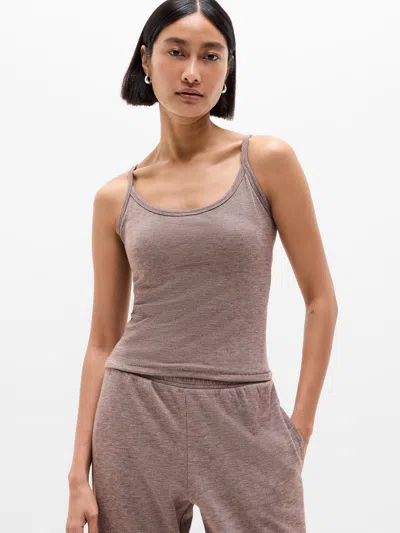 Athleta Sunday Rib Cami In Brown