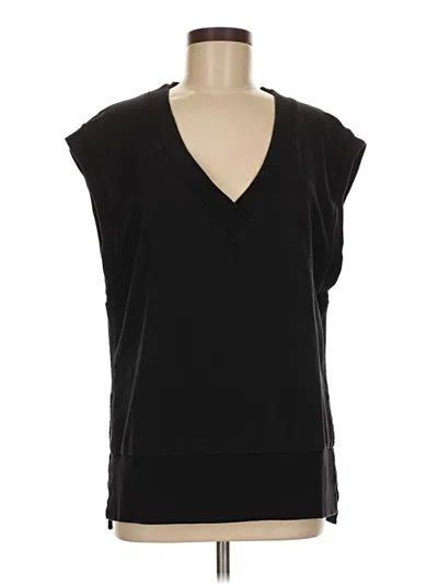 Pre-owned Athleta Sweater Vest In Black