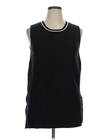 Pre-owned Athleta Sweater Vest In Black