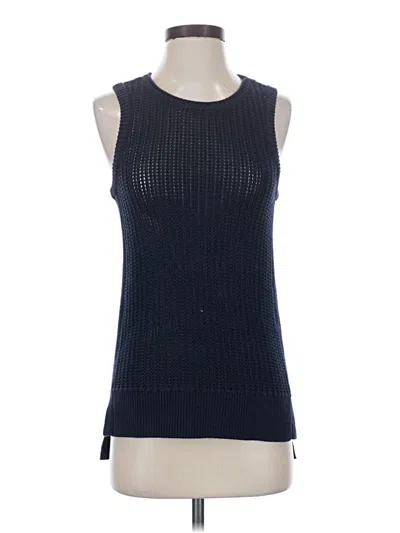 Pre-owned Athleta Sweater Vest In Blue
