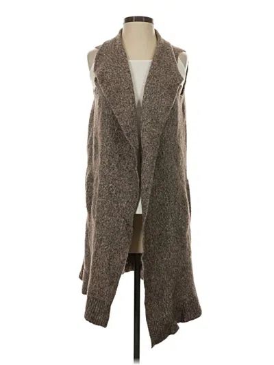 Pre-owned Athleta Sweater Vest In Brown