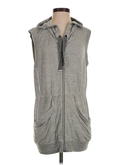 Pre-owned Athleta Sweater Vest In Gray