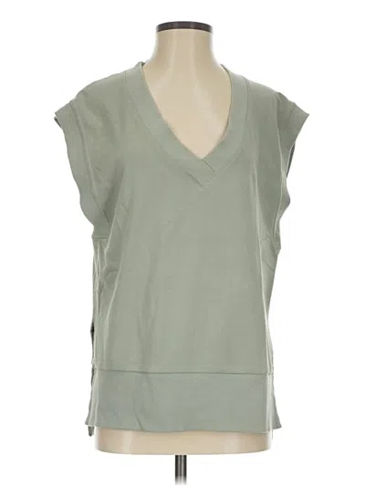 Pre-owned Athleta Sweater Vest In Green