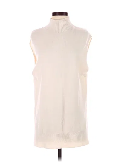 Pre-owned Athleta Sweater Vest In Ivory