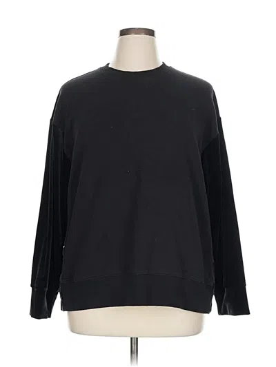 Pre-owned Athleta Sweatshirt In Black