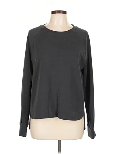 Pre-owned Athleta Sweatshirt In Black