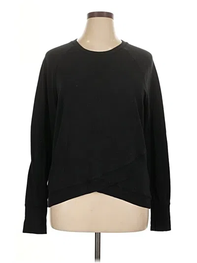 Pre-owned Athleta Sweatshirt In Black